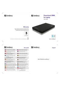 Notice SANDBERG 42023 Batterie portable