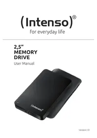 Notice INTENSO 2.5 MEMORY DRIVE Disque dur