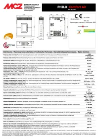 Notice MCZ PHILO COMFORT AIR Poêle