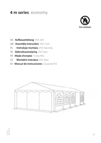 Notice Profizelt24 4 M SERIES ECONOMY Tente