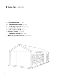Notice Profizelt24 3 M SERIES CLASSIC Tente
