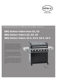 Notice Rösle BBQ STATION VIDERO G3 Oven
