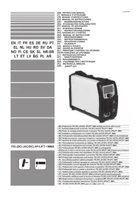 Notice Telwin INFINITY 225 954556 Machine de soudure