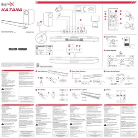 Notice CREATIVE SOUND BLASTERX KATANA Système hifi