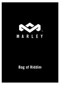 Notice HOUSE OF MARLEY BAG OF RIDDIM II Haut-parleur