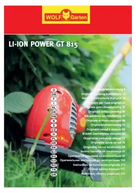Notice Wolf Garten GTB 815 Coupe-herbe