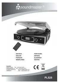 Notice Soundmaster PL525 Platine_disque