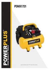 Notice PowerPlus POWX1721 Compressor