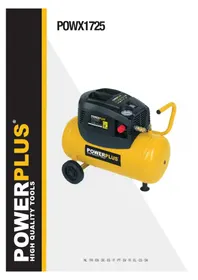 Notice PowerPlus POWX1725 Compressor