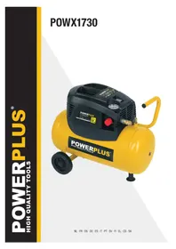 Notice PowerPlus POWX1730 Compressor