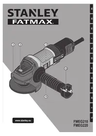 Notice STANLEY FMEG220 Grinder