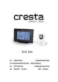 Notice Cresta DTX355 Station Météo
