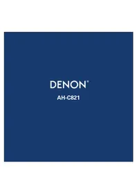 Notice DENON AHC821 écouteurs