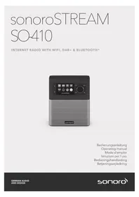 Notice SONORO STREAM SO410 Radio