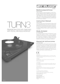 Notice Reloop TURN 3 Platine_disque