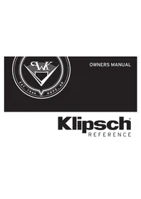 Notice KLIPSCH REFERENCE R625FA 扬声器
