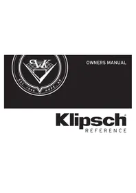 Notice KLIPSCH REFERENCE R41SA 扬声器