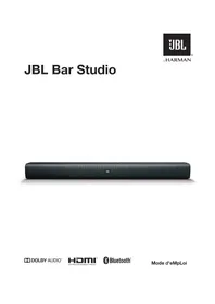 Notice JBL BAR STUDIO Barre de son