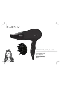 Notice Carmen HD2195 Sèche cheveux