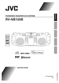Notice JVC BOOMBLASTER RVNB100 Radio