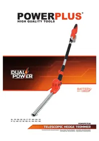 Notice PowerPlus DUAL POWER POWDPG7538 Tăietoare de gard viu