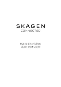 Notice Skagen JORN CONNECTED HYBRID Montre