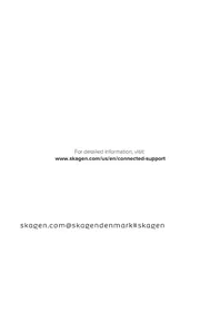 Notice Skagen FALSTER GEN 3 CONNECTED Montre