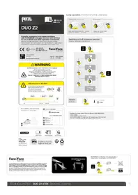 Notice Petzl DUO Z2 430 Lampe de poche