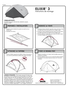 Notice MSR ELIXIR 3 Tente
