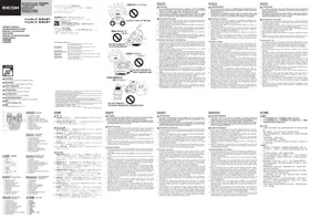 Notice PENTAX PAPILIO II 8 5X21 Jumelles