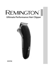Notice REMINGTON SALON COLLECTION ULTIMATE PERFORM HC9700 Tondeuse