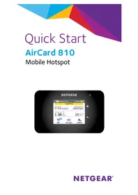 Notice NETGEAR AIRCARD 810S Маршрутизатор