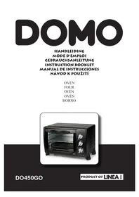 Notice DOMO DO450GO Oven