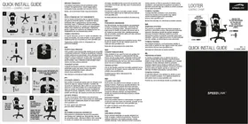 Notice Speedlink LOOTER Chaise de jeux