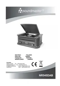 Notice Soundmaster NR545 DAB+ Platine_disque