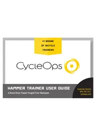 Notice CycleOps HAMMER Formateur de vélo d'intérieur