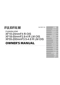 Notice FUJIFILM XF 1024MM F4.0 OIS Objektiv
