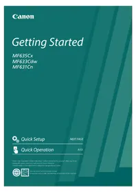 Notice CANON ISENSYS MF633CDW Inprimagailu