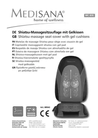 Notice MEDISANA SHIATSU MC 830 Massagegerät