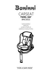 Notice Baninni TWIRL 360 ISOFIX Siège de voiture