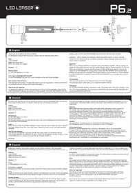 Notice Ledlenser P6 SPEED FOCUS Lampe de poche