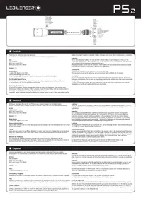 Notice Ledlenser P5 SPEED FOCUS Lampe de poche