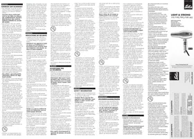 Notice Solis LIGHT & STRONG 442 Sèche cheveux