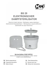 Notice OLYMPIA BS 29 Stérillisateur de bouteille