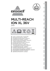 Notice BISSELL XL36V Bezem