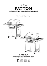 Notice Patton PATIO CHEF Barbecue