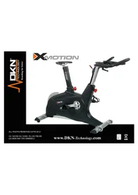 Notice DKN XMOTION Vélo d'appartement