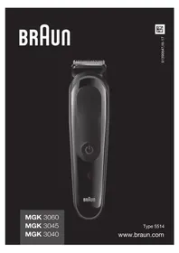 Notice BRAUN MGK3060 Elektrická sekačka na trávu