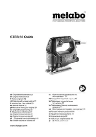 Notice METABO STEB 65 QUICK Pila