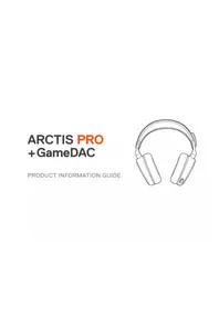 Notice STEELSERIES ARCTIS PRO + GAMEDAC Capacete